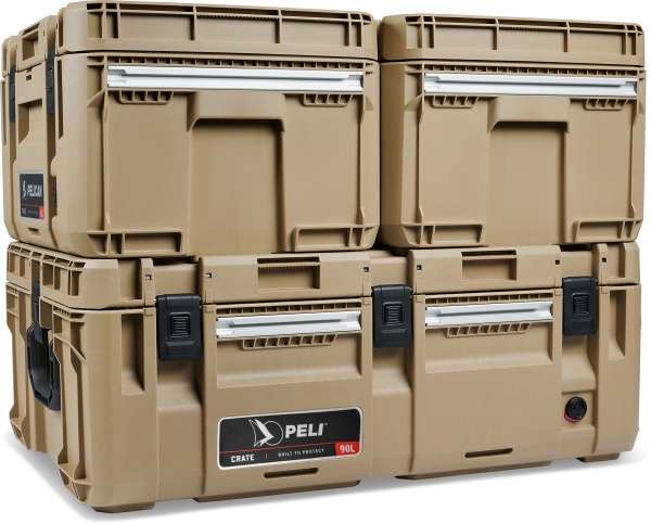 Cutie multifunctionala Peli™ Crate CR90, IP67, 90 litri, bej - Img 8