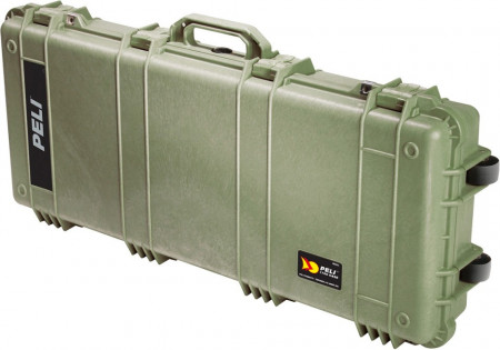 Geantă rigidă Peli 1700 Long Case verde