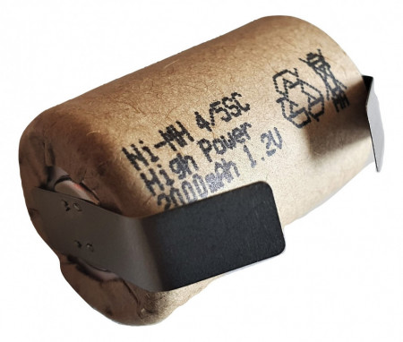 Acumulator 4/5CS High Power 1.2V 2000mAh cu lamele