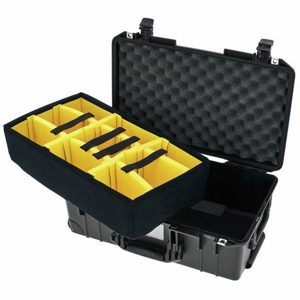 Troler de protectie Peli 1535 Air Case Verde Salvie - editie limitata cu divider set