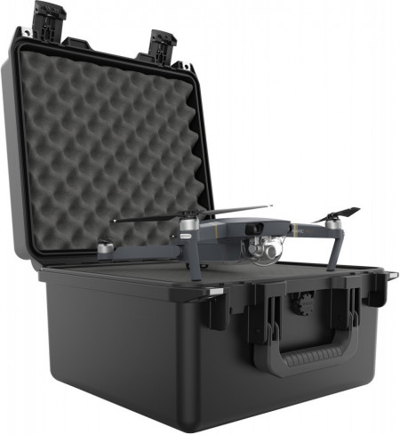 Geantă de protecție Peli Storm Case iM2275 cu burete Pick N Pluck utilizată pentru a proteja o dronă