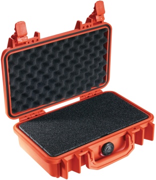 Защитен калъф Peli SmallCase 1170 Orange с гъба