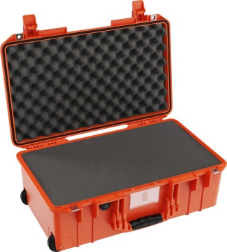 Geanta/Troler de protectie Peli 1535 Air Case orange cu burete Pick N Pluck