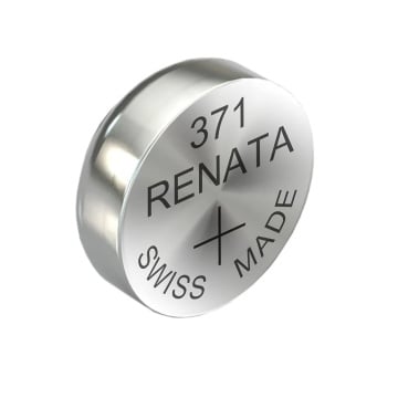 10 db Renata 371 AG6 ezüst-oxid óraelem készlet