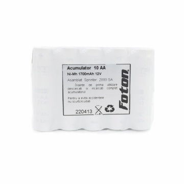 Acumulator Foton 10AA de 12V și 1700mAh pentru alcooltest