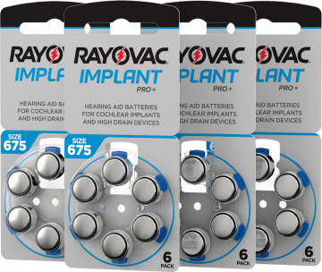 Baterii auditive 675CP Rayovac Implant Pro+