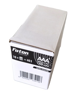 Set 40 de baterii ultra-alcaline Foton Master LR3 (AAA)