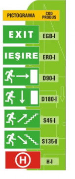 Lampi iluminat de siguranta Escape cu led