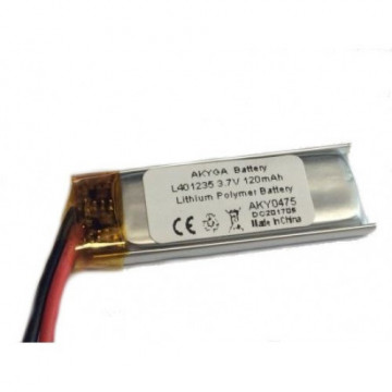 Acumulator Li-Polimer LP401235 de 3.7V și 120mAh