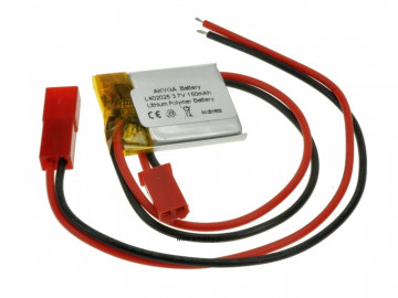 Li-Polymer battery LP402025 of 3.7V and 150mAh