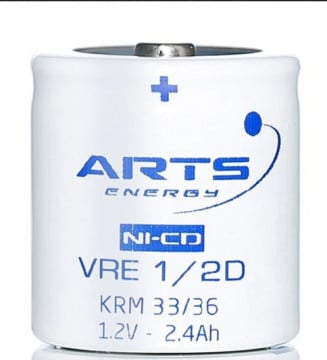 NiCd Battery Saft VRE 1/2 D of 2200mAh