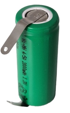 NiMH 4/5A 1.2V 2000mAh батерия с лопатки