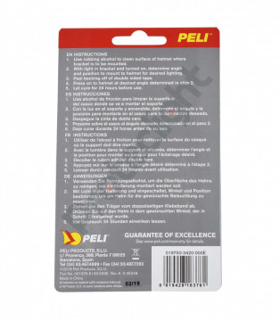 Instrucțiuni de utilizare suport de fixare lanternă pe cască Peli 1975H Light Holder