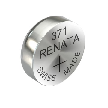Set of 10 x watch batteries Renata 371 AG6 with Silver Oxide