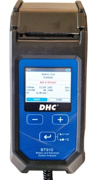 Tester digital acumulatori auto DHC BT910 cu printer (RO)
