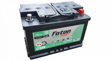 Baterie auto Foton Start AGM 70Ah 760A (Start&Stop)