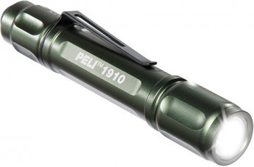 Lanternă din aluminiu Peli SmallLite 1910 tip stilou verde