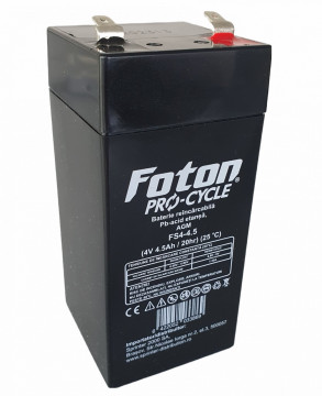 Оловно-киселинна батерия Foton FS4-4.5 4V 4.5Ah VRLA