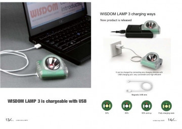Instrucțiuni privind modul de funcționare pentru lampa de cască Wisdom Lamp 3 CE