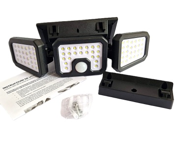 Proiector solar Foton SL15S cu 3 panouri LED