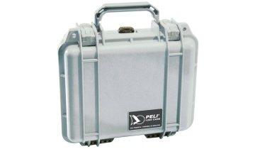 Твърд калъф за потопяемост Peli SmallCase 1200 Silver