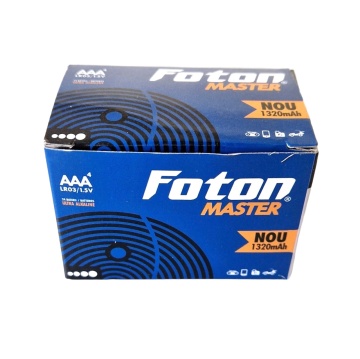 Cutie cu 24 de baterii ultra-alcaline Foton Master LR3 (AAA)
