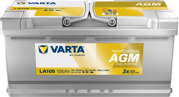 Acumulator Varta Professional Dual Purpose AGM 105Ah LA105