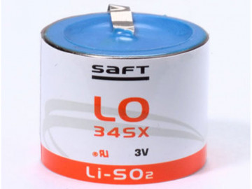 Baterie cu litiu SAFT BA 5567 A/U LO34SX tip 1/3C de 3V și 1Ah