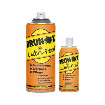 Brunox Lubri-Food Spray 100-400ml - lubrifiant NSF H1