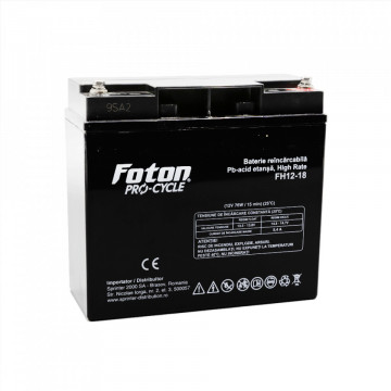 Acumulator Foton VRLA FH12-18 de 12V și 18Ah