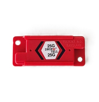 Indicator de impact resetabil compatibil Drop'n'Tell 25G