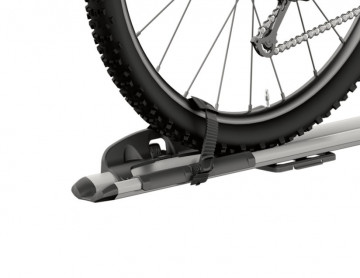 Suport pentru bicicletă Thule Expert 298 ținând strâns și sigur o bicicletă