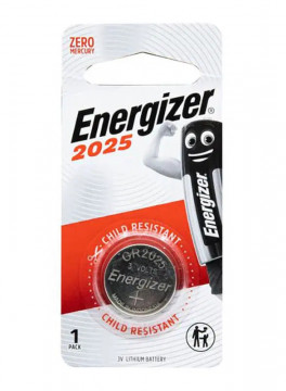 Lithium battery Energizer CR2025 of 3V