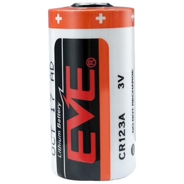 Lítium Elem EVE CR123A 3V 1500mAh