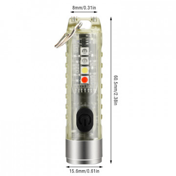 Multifunctional keychain flashlight Foton Mini S11