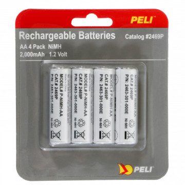Set 4 Acumulatori AA Peli 2469P NiMH ATEX