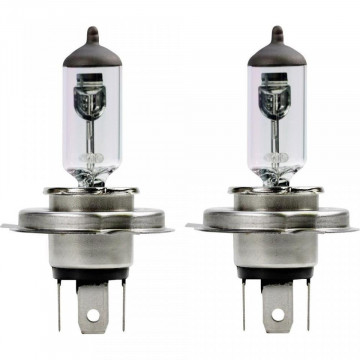 Set 2 becuri auto halogen AEG H4 Blue Xenon