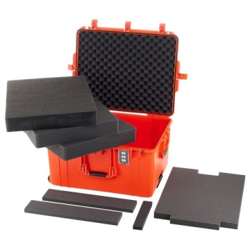 Troler de protectie Peli Air Case 1637 orange cu set burete Pick N Pluck