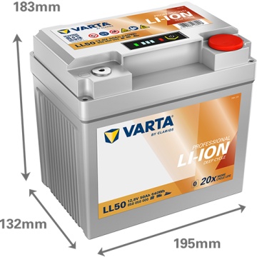 Varta Professional Li-Ion 50Ah 0,64kWh elem LL50 850050000