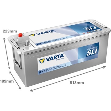 Акумулатор Varta ProMotive SLI 145Ah 800A K7 645400080