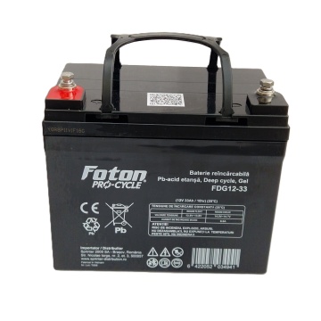 Acumulator VRLA cu Gel Foton FDG12-33Ah de 35Ah Deep Cycle - Img 1
