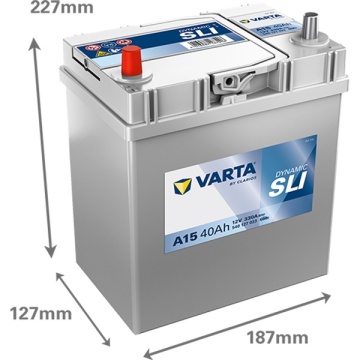 Autó akkumulátor Varta SLI 40Ah 330A A15 540127033