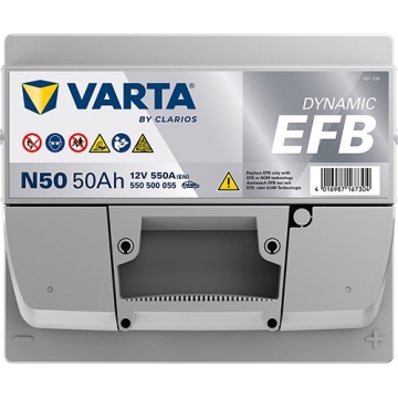Varta Dynamic EFB 50Ah N50