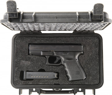 Set burete Peli 1171 utilizat pentru a ține stabil și în siguranță un pistol într-o geantă Peli Case 1170