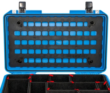Geanta/Troler de protectie Peli 1535 Air Case French Blue - Img 10