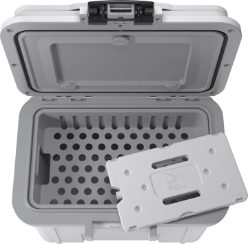 Peli 8QT Personal Cooler - geanta 8 litri, alb/gri