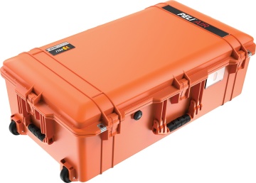 Troler si valiza de protectie Peli 1615 Air Case orange
