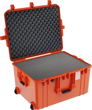 Troler de protectie Peli Air Case 1637 orange cu burete Pick N Pluck