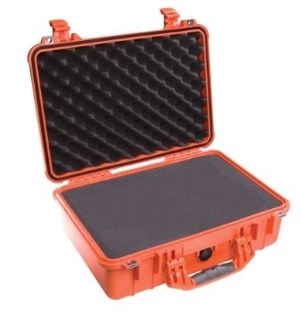 Geanta protectie Peli MediumCase 1500 Orange cu burete Pick N Pluck
