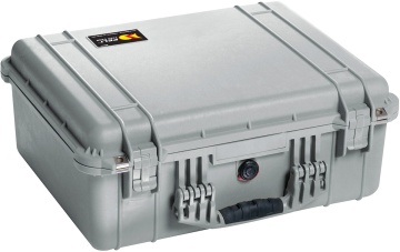 Waterproof Hard Case Peli™ MediumCase 1550 Silver